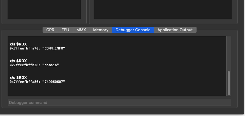 Screenshot: showing encoded ip