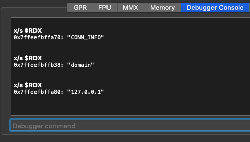 Screenshot: showing decoded localhost